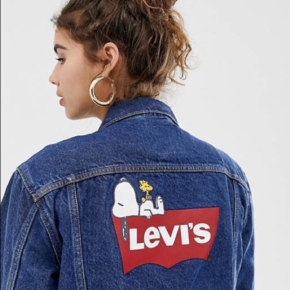 New Levi's x Peanuts denim trucker jacket - Picture 4 of 12